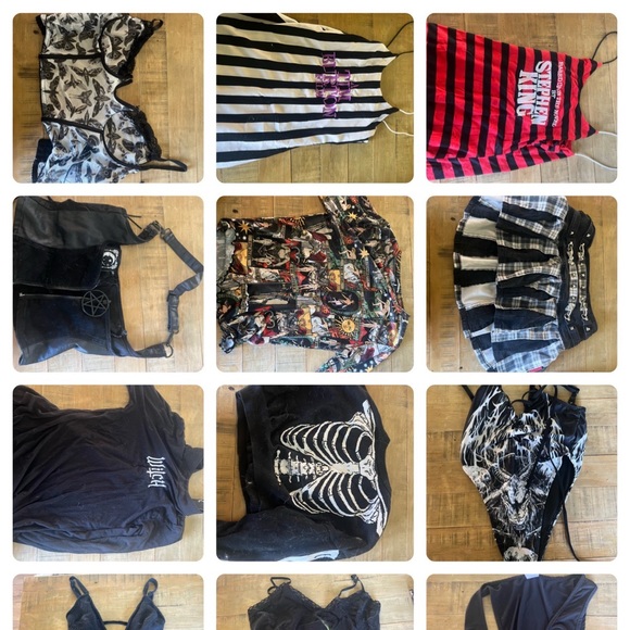 Ton of alt clothing (killstar dolls kill Vera eye candy) - Picture 1 of 2